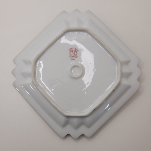 Set Art Deco 1930s Noritake Equestrian Jumping Hunting Scene Lemon Dish -Rare - Picture 4 of 9